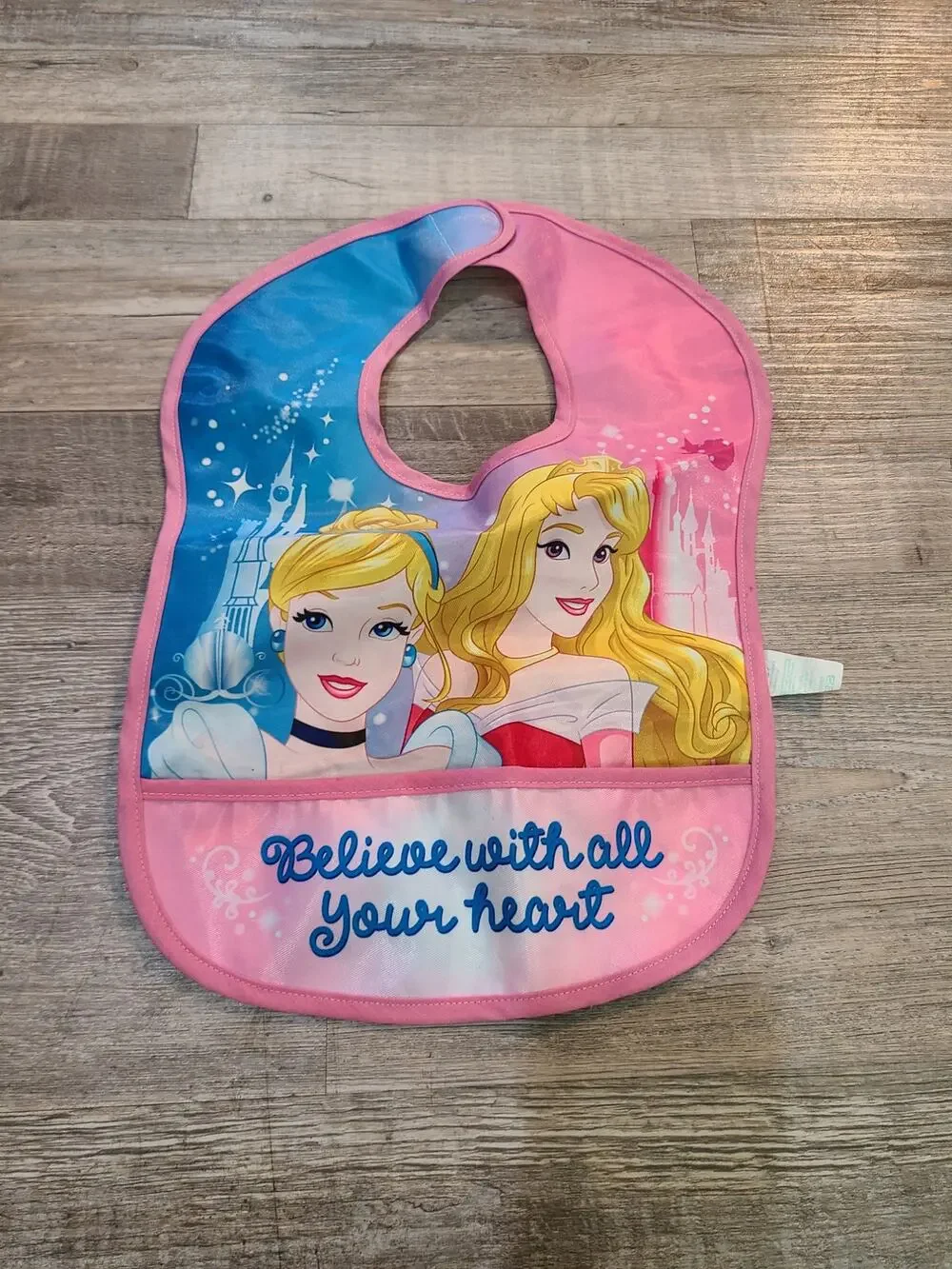 Disney baby princess bib
